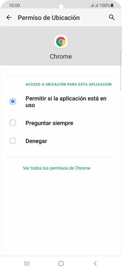 Pulsa el ajuste deseado.