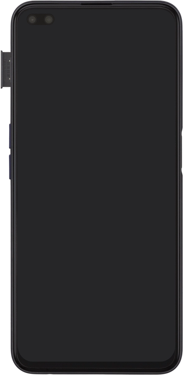 Retira el contenedor de la tarjeta SIM del teléfono.