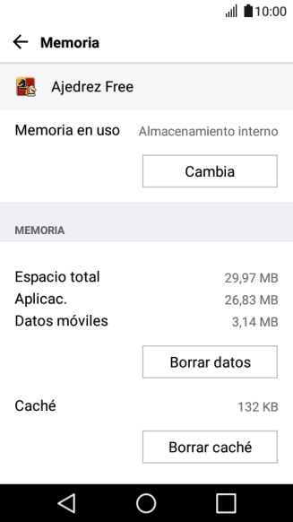 Pulsa Borrar caché. Pulsa Borrar caché.
