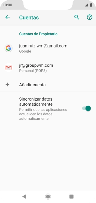 Pulsa la tecla de inicio para terminar y regresar a la pantalla de inicio.