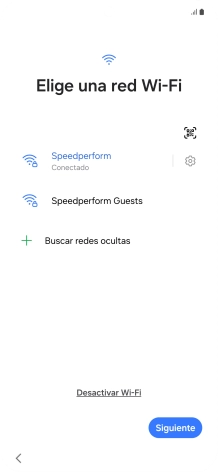 Pulsa Siguiente.