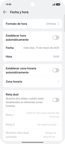 Pulsa el indicador junto a 