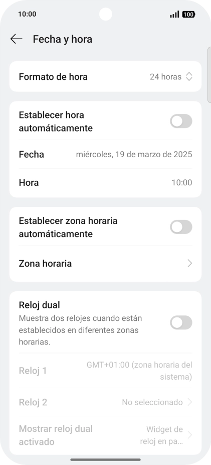 Pulsa el indicador junto a 