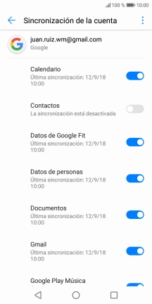 Pulsa el indicador junto a 