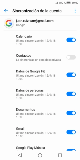 Pulsa el indicador junto a 