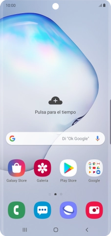 Desliza dos dedos hacia abajo desde la parte superior de la pantalla. Desliza dos dedos hacia abajo desde la parte superior de la pantalla.