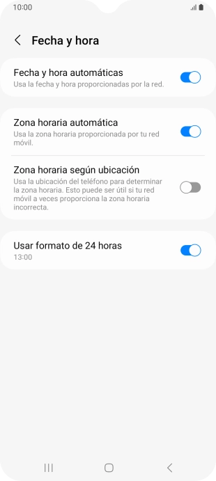 Pulsa la tecla de inicio para terminar y regresar a la pantalla de inicio.
