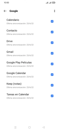 Pulsa la tecla de inicio para terminar y regresar a la pantalla de inicio.