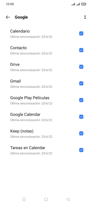 Pulsa la tecla de inicio para terminar y regresar a la pantalla de inicio.