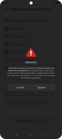 Pulsa Siguiente.