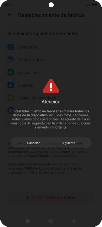 Pulsa Siguiente.