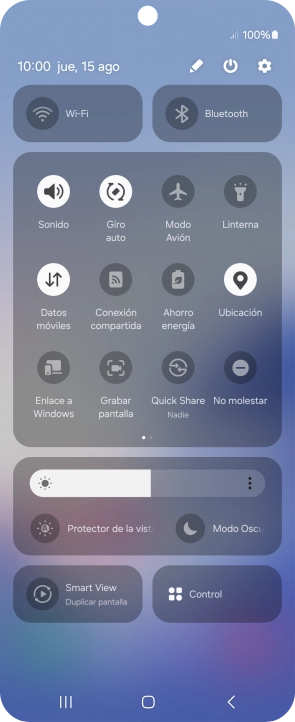 Pulsa el icono de ajustes.
