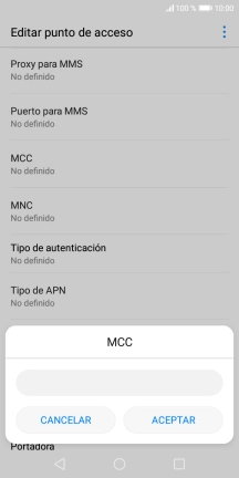 Introduce 214 y pulsa ACEPTAR.