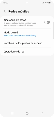 Pulsa Nombres de los puntos de acceso.