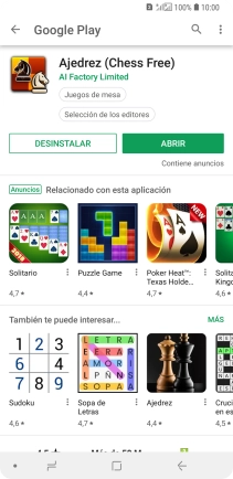 Pulsa la tecla de inicio para terminar y regresar a la pantalla de inicio.