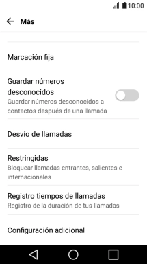 Pulsa Desvío de llamadas.