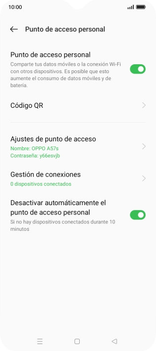 Pulsa la tecla de inicio para terminar y regresar a la pantalla de inicio.