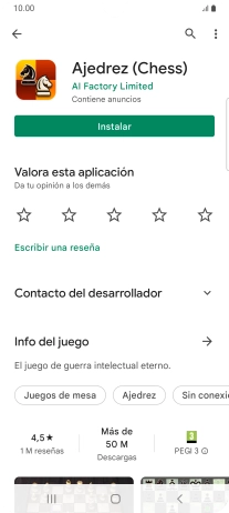 Pulsa la tecla de inicio para terminar y regresar a la pantalla de inicio.