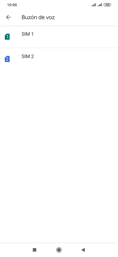 Pulsa la tarjeta SIM deseada. Pulsa la tarjeta SIM deseada.