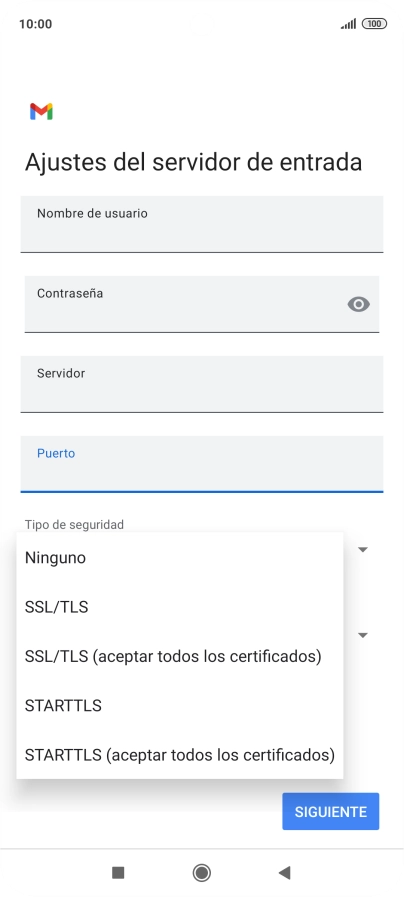Pulsa Ninguno.