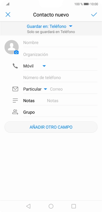 Pulsa la lista desplegable de la guía.