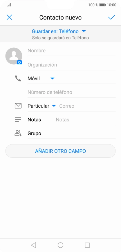 Pulsa la lista desplegable de la guía.