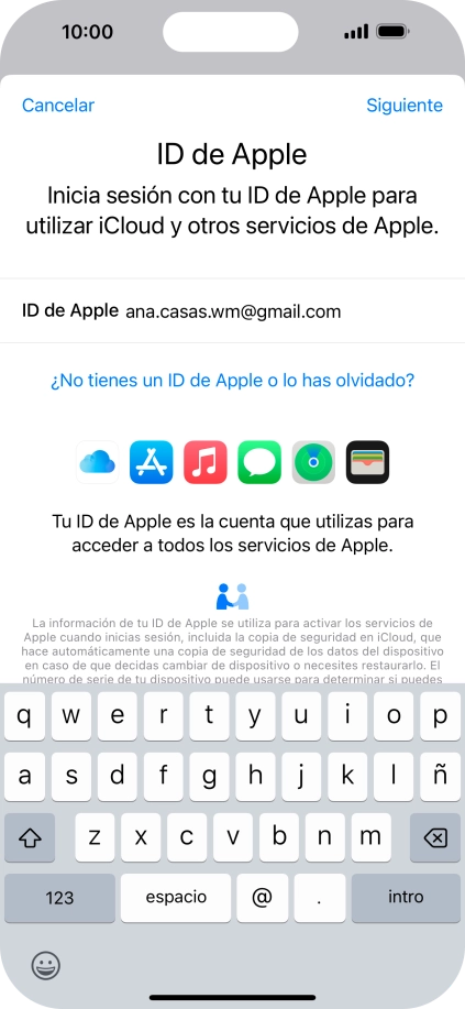 Pulsa Siguiente.