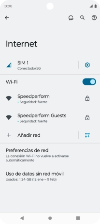 Pulsa la red wifi deseada.