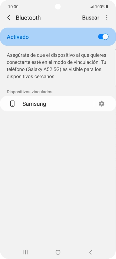 Pulsa la tecla de inicio para terminar y regresar a la pantalla de inicio.