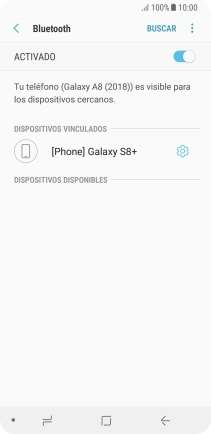 Pulsa la tecla de inicio para terminar y regresar a la pantalla de inicio.