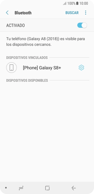 Pulsa la tecla de inicio para terminar y regresar a la pantalla de inicio.