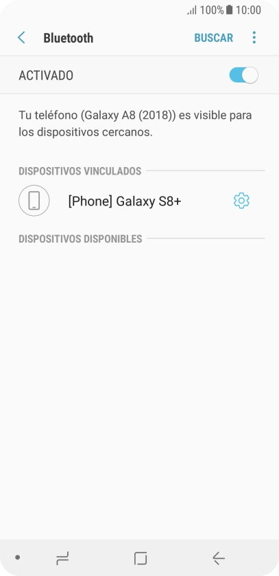 Pulsa la tecla de inicio para terminar y regresar a la pantalla de inicio.