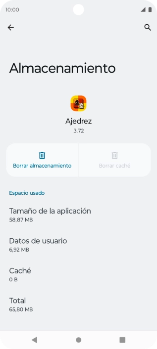 Pulsa la tecla de inicio para terminar y regresar a la pantalla de inicio.