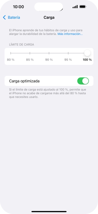 Pulsa el indicador junto a 