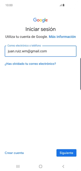 Pulsa Siguiente.