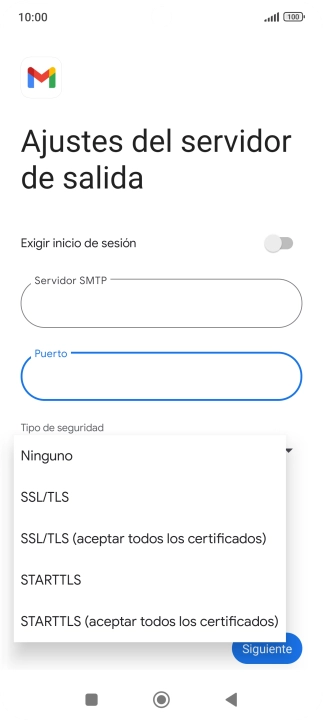 Pulsa SSL/TLS.