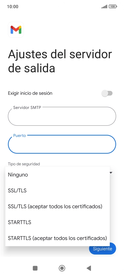 Pulsa SSL/TLS.