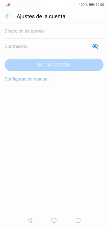 Pulsa Dirección de correo e introduce tu dirección de correo electrónico.