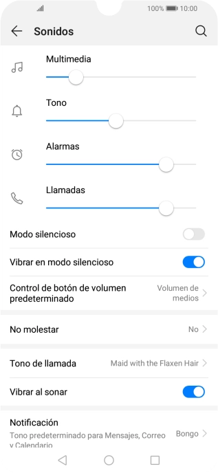 Pulsa la tecla de inicio para terminar y regresar a la pantalla de inicio.