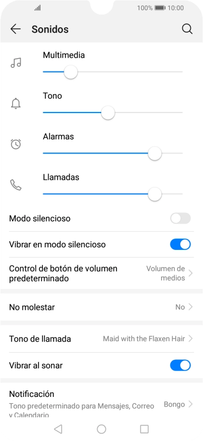 Pulsa la tecla de inicio para terminar y regresar a la pantalla de inicio.