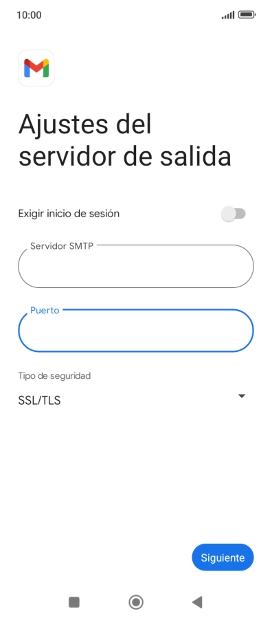 Pulsa Siguiente.
