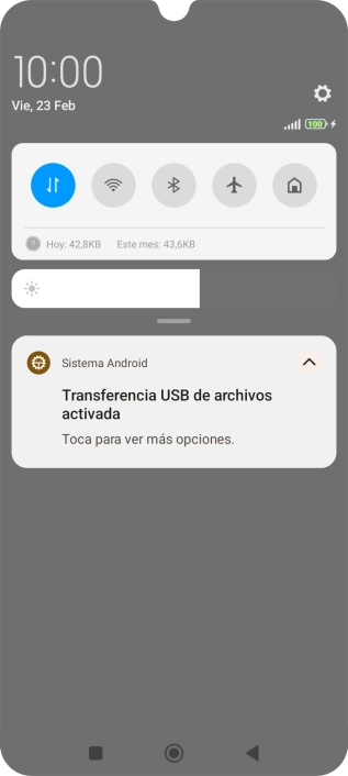 Pulsa Toca para ver más opciones..
