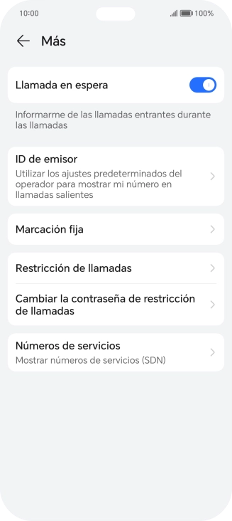 Pulsa el indicador junto a 