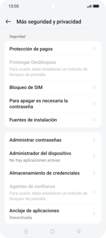 Pulsa Bloqueo de SIM.