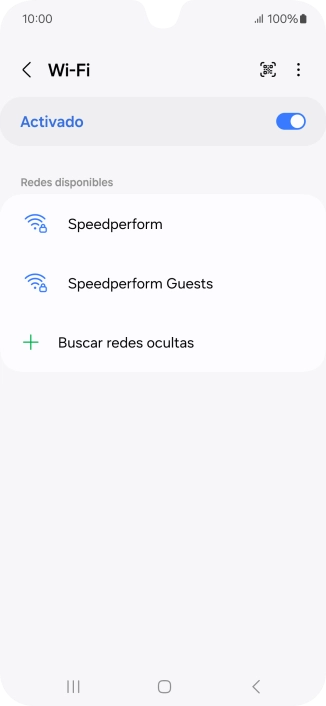Pulsa la red wifi deseada.