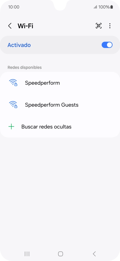 Pulsa la red wifi deseada.