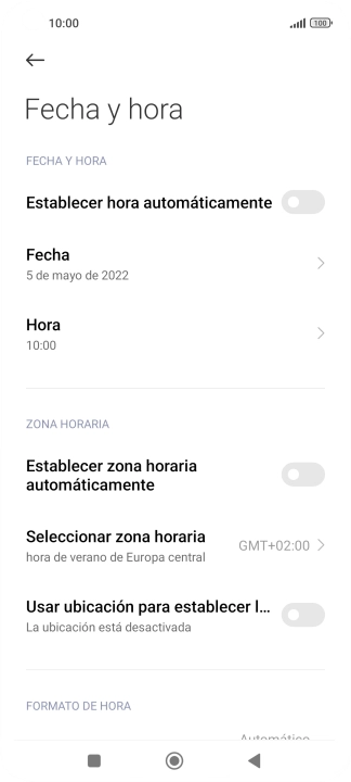 Pulsa el indicador junto a 
