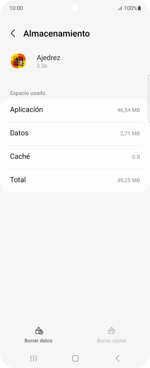 Pulsa la tecla de inicio para terminar y regresar a la pantalla de inicio.