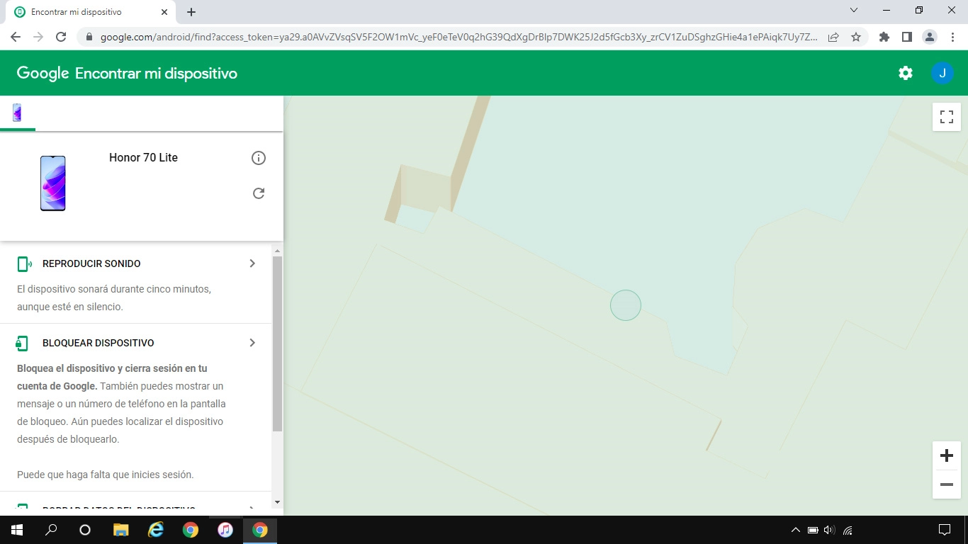 Haz clic en el dispositivo deseado.