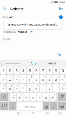 Pulsa el contacto deseado.
